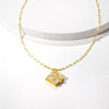 Collier de médaillon de livre | Nacre
