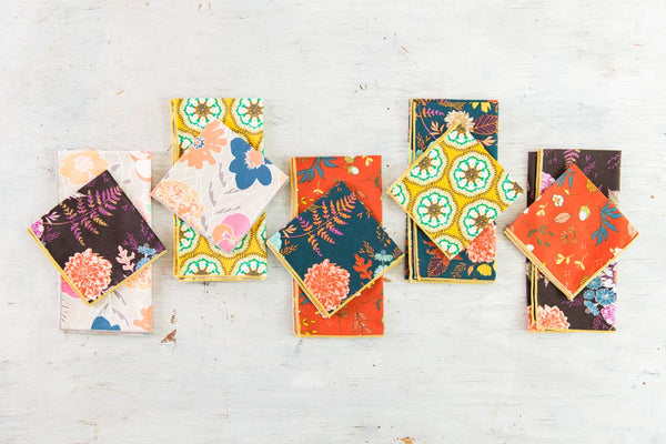 Serviettes en tissu | Bourgogne Floral {Ensemble de 4}