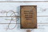 Handmade Leather Journal {6x8} | Hardships {C.S. Lewis}