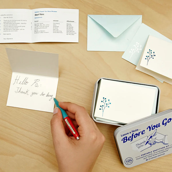 Kit de gratitude portable
