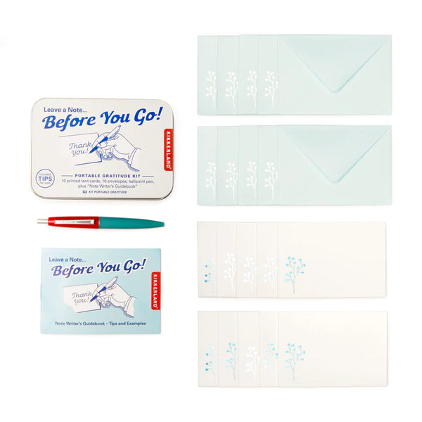 Kit de gratitude portable