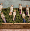 Bouteilles de souhaits en cristal de pierre de naissance