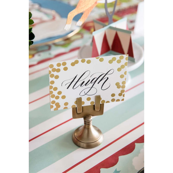 Brass Place Card Holder