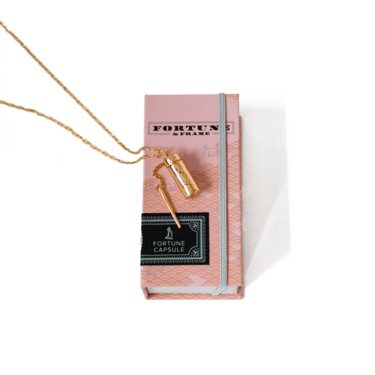 Collier médaillon | Capsule et baguette