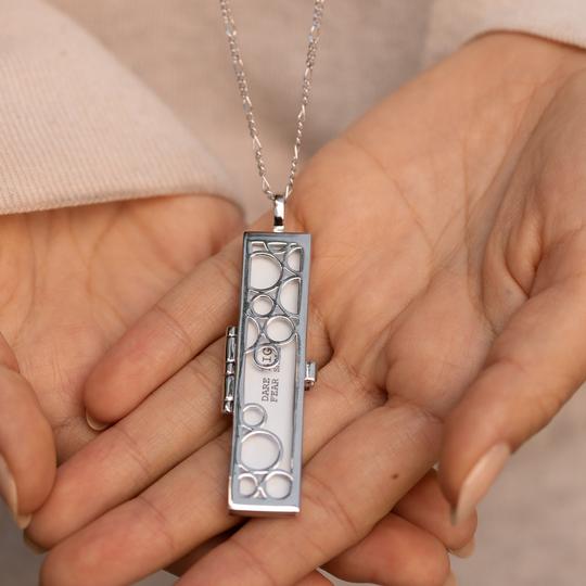 Cascading Circles Fortune Locket