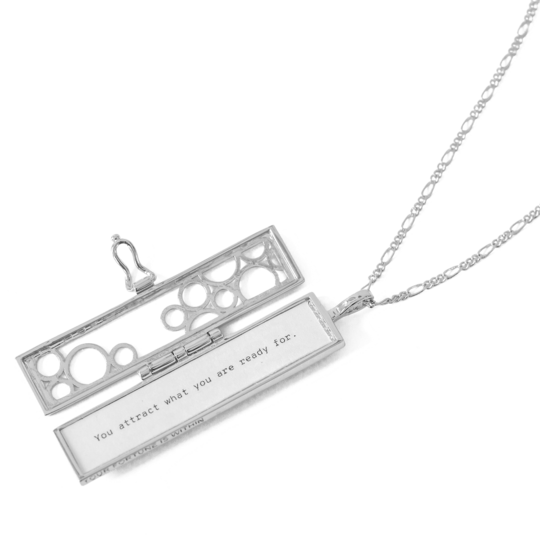 Cascading Circles Fortune Locket