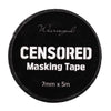 Self-Censored Washi Tape