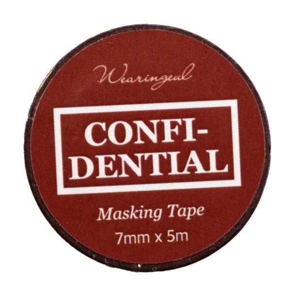 Self-Censored Washi Tape