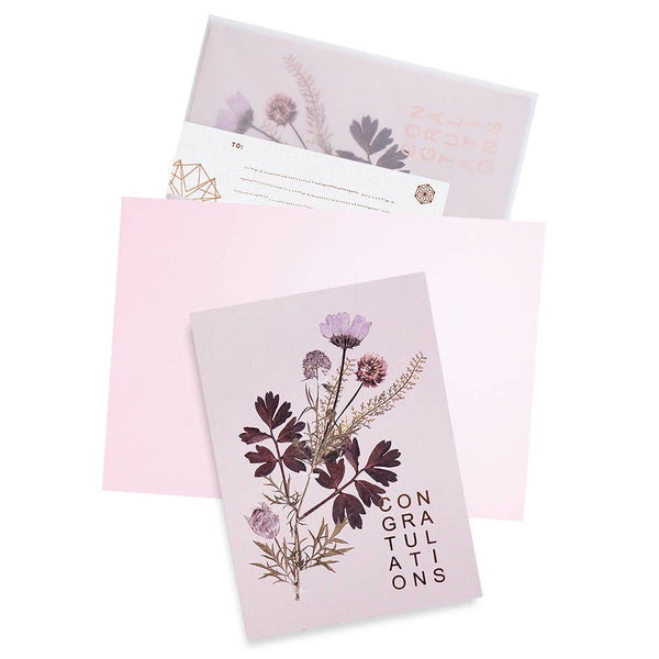 Floral mauve