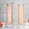 Champagne Glasses | Cosmos Double Wall {set of 2}