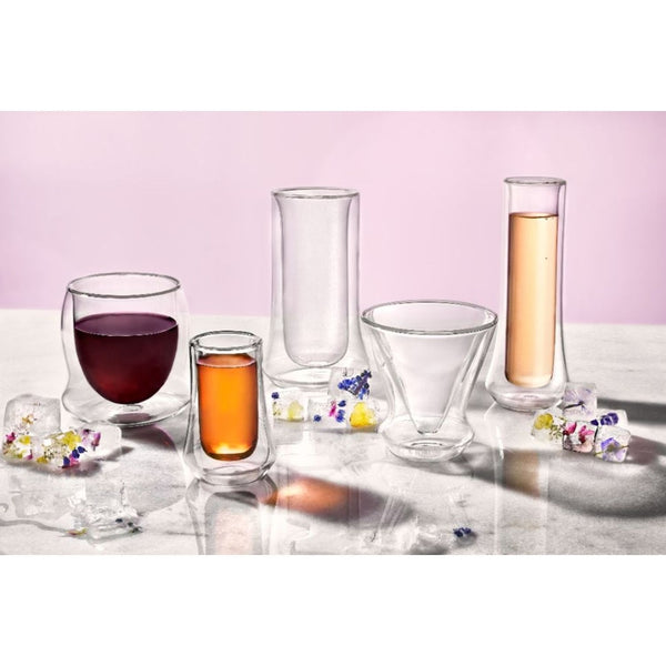 Champagne Glasses | Cosmos Double Wall {set of 2}