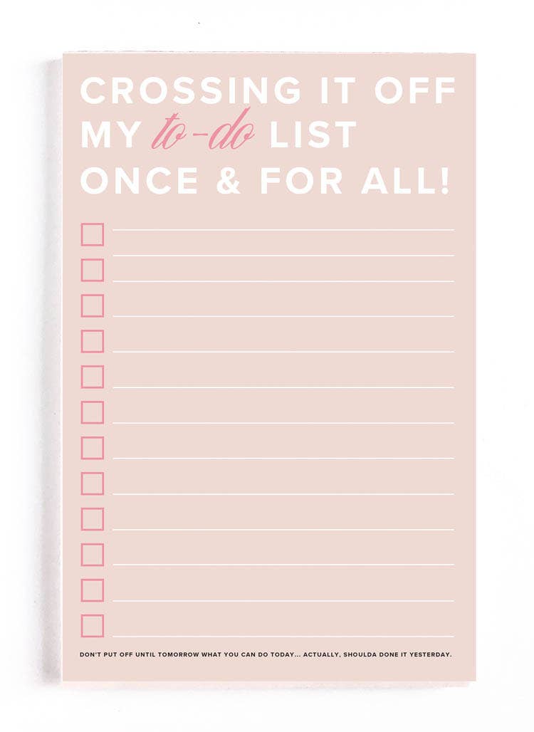 Notepads | Blush & Pink Productivity {clearance}