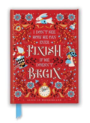 Foiled Journal {Jenny Zemanek} | Alice in Wonderland