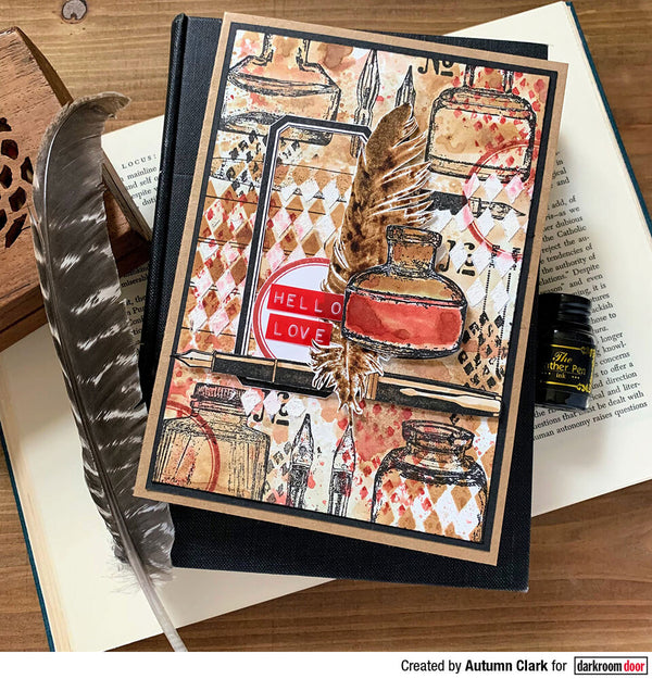 Ensemble de tampons en caoutchouc | Stylo et encre