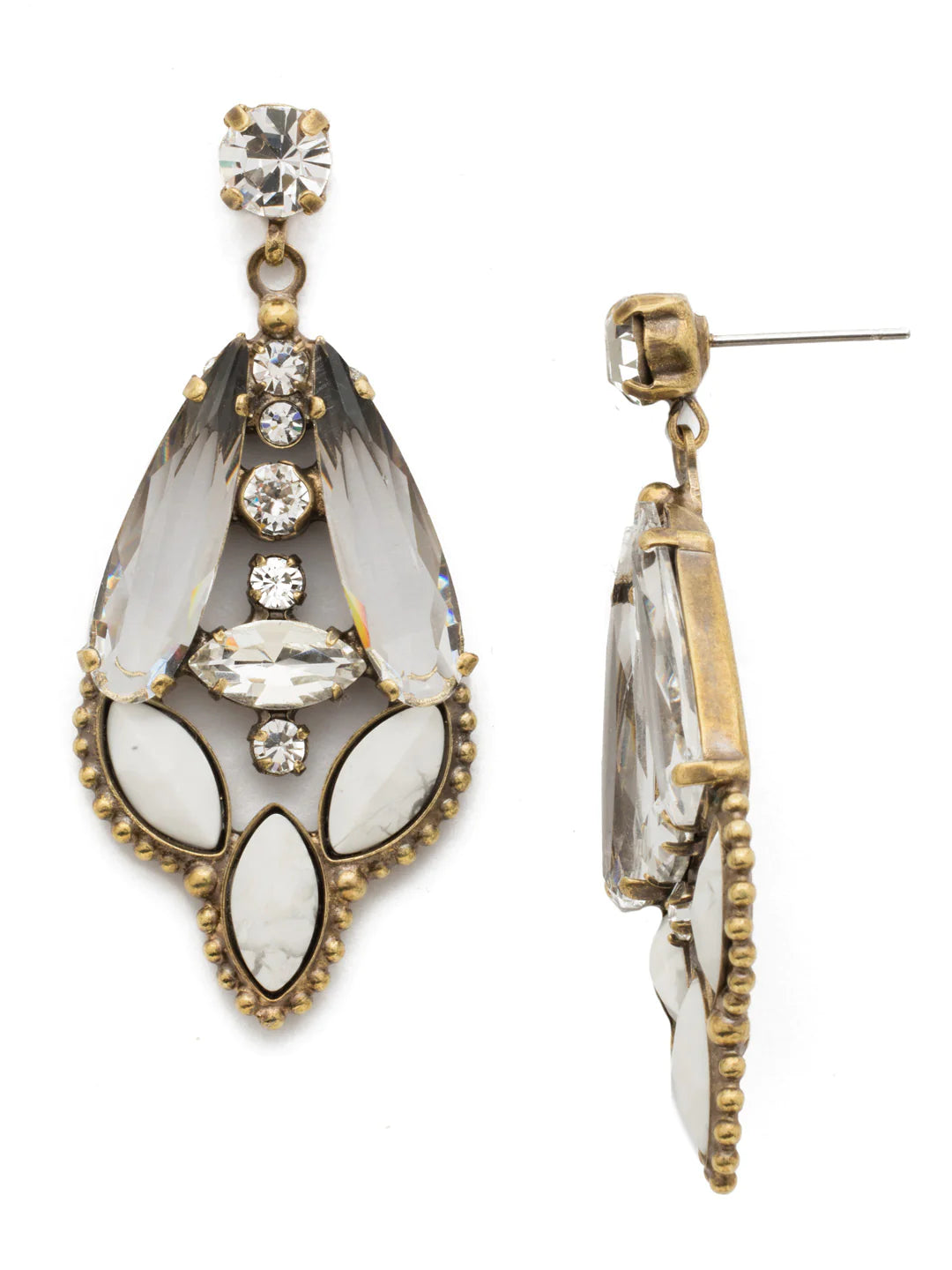 Boucle d’oreille Boho brillante | Collection de cristaux
