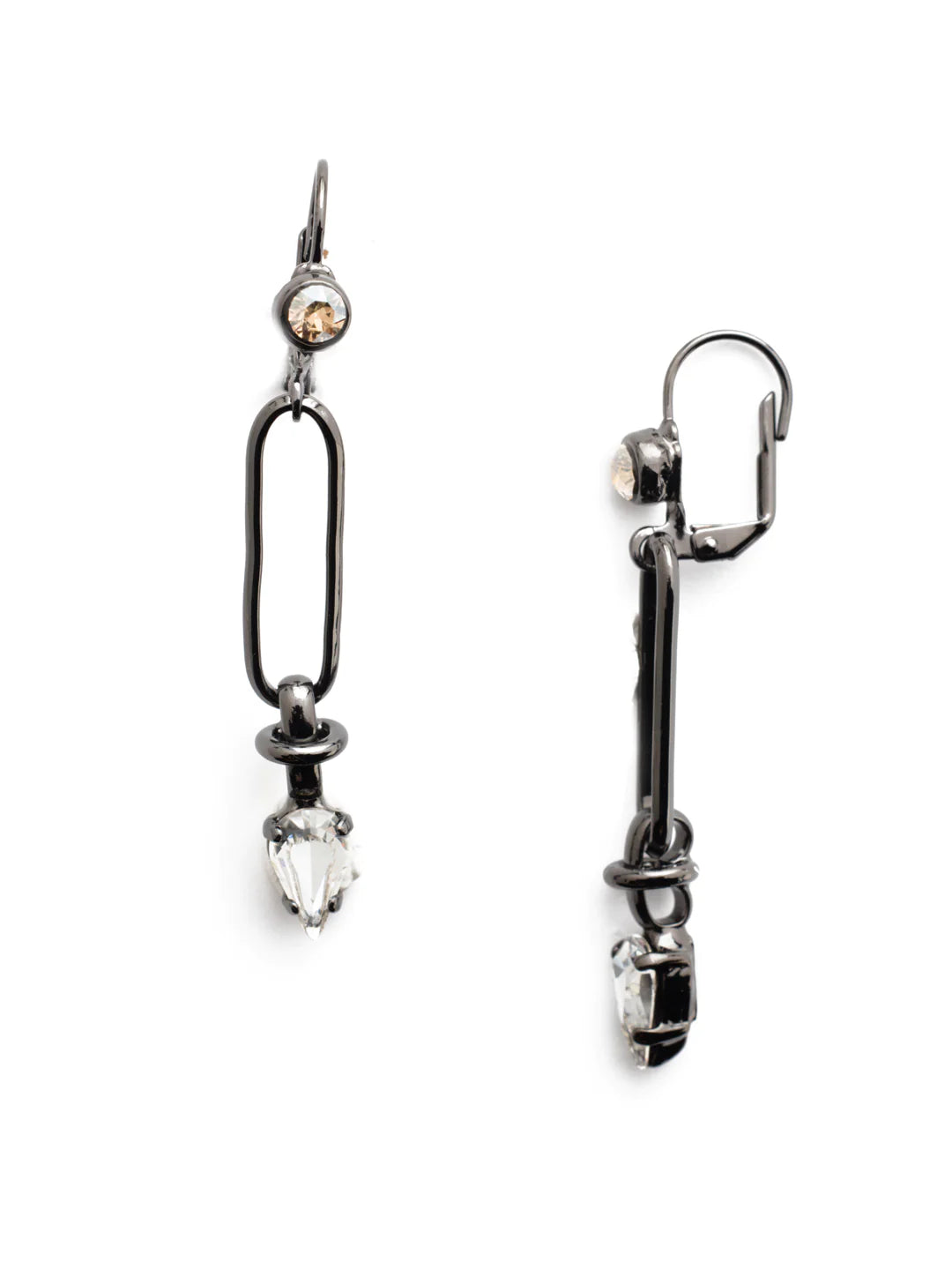 Boucle d’oreille pendante Nevada | Ombre dorée