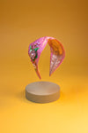 Embroidered Headband | Floral | Pink