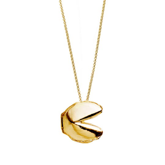 Locket Necklace | Fortune Cookie {clearance}