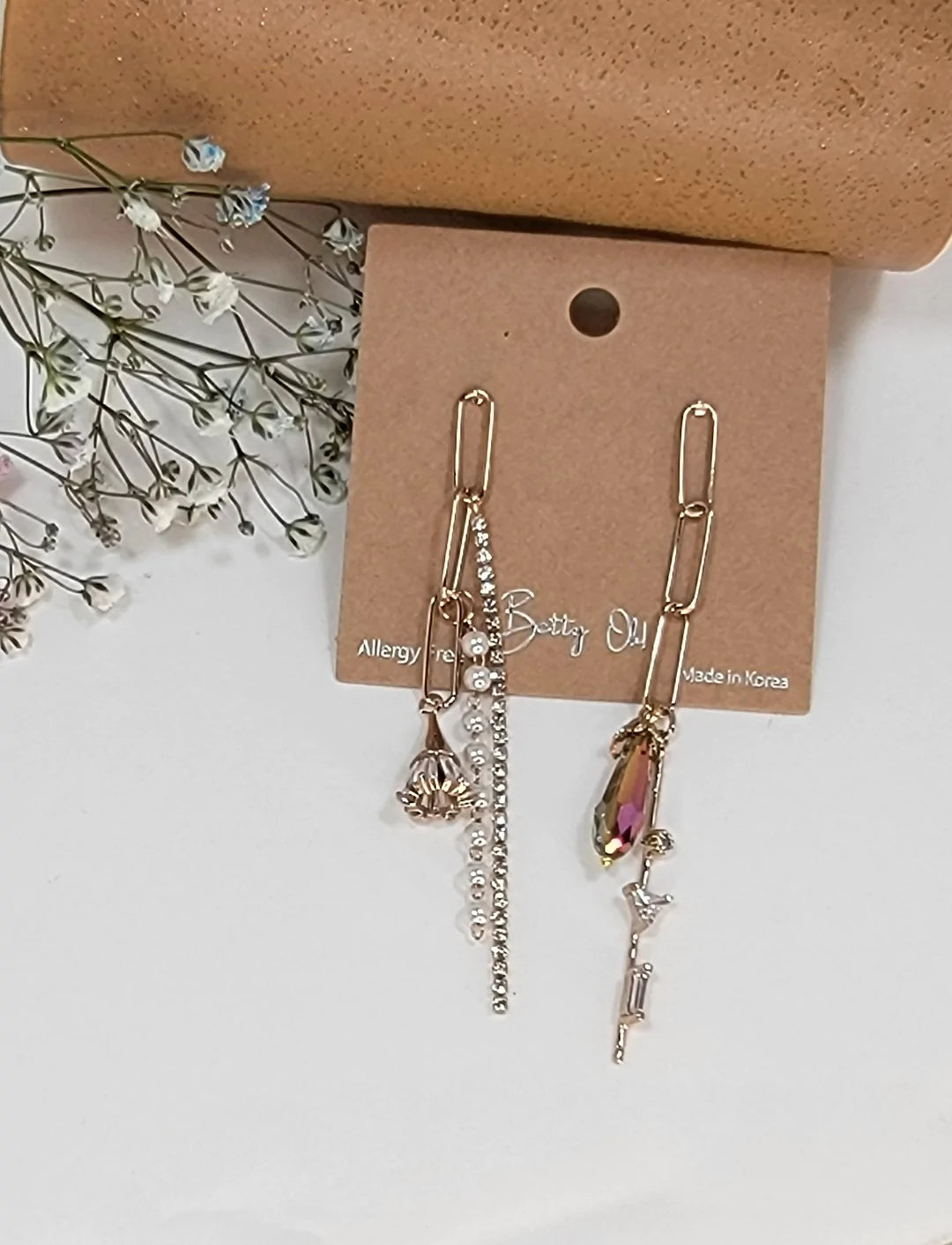 Boucles d’oreilles trombone élémentaire