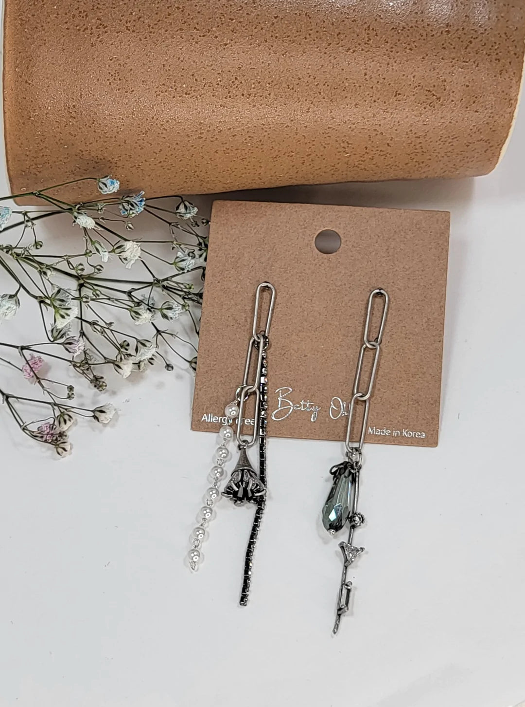 Boucles d’oreilles trombone élémentaire