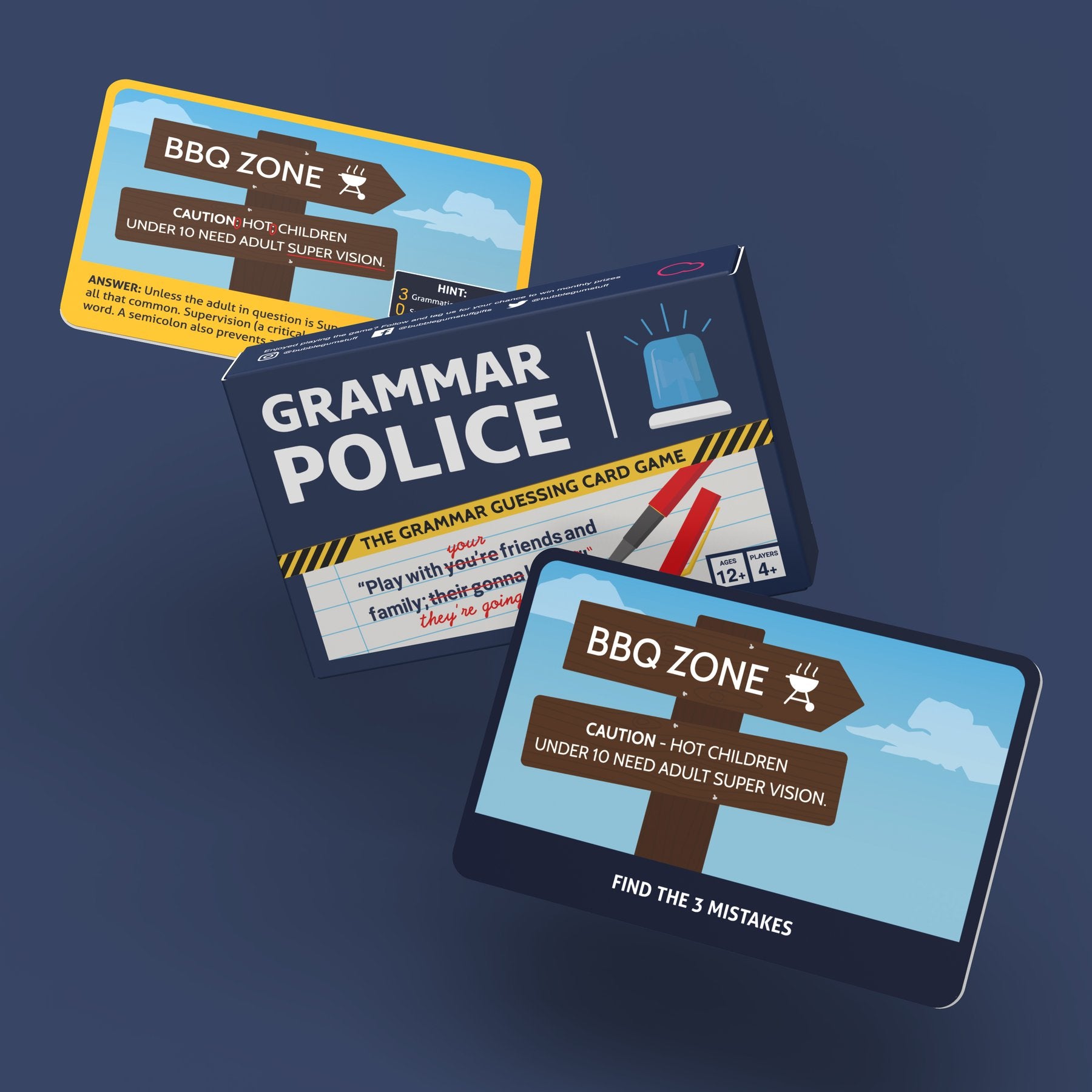 Grammar Police Card Game