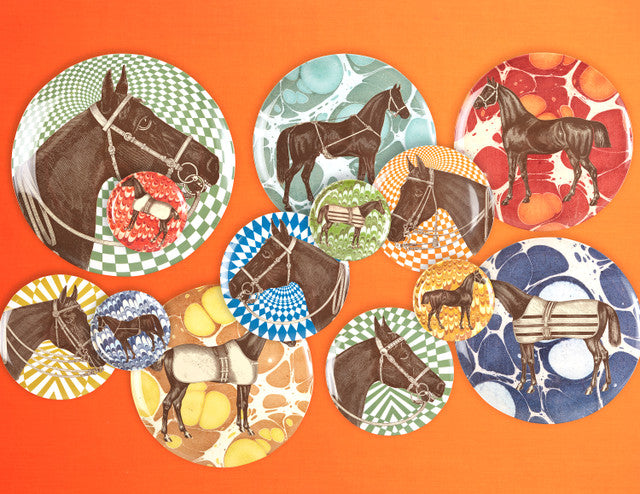 Assiettes à dîner Equus | Lot de 4