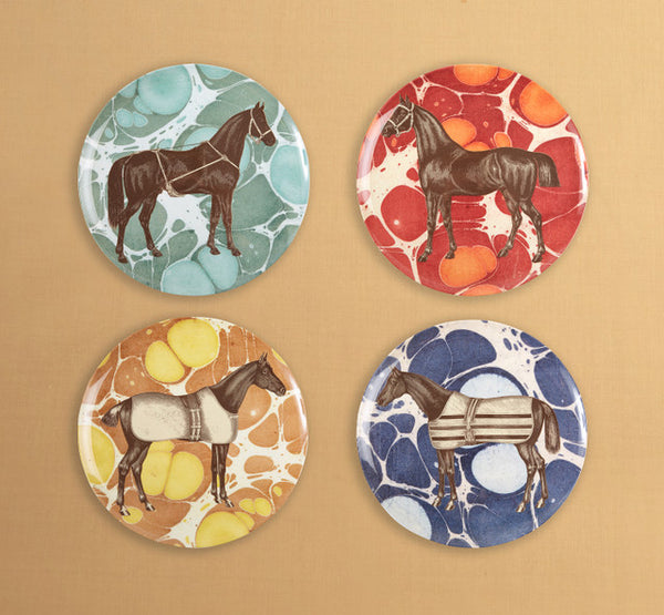 Assiettes à dîner Equus | Lot de 4
