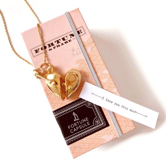 Collier médaillon | Flèche à travers le coeur