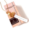 Collier médaillon | Flèche à travers le coeur