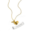 Collier médaillon | Flèche à travers le coeur