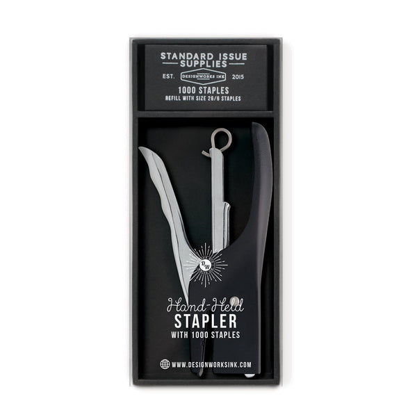 Standard Issue Collection Black Handheld Stapler
