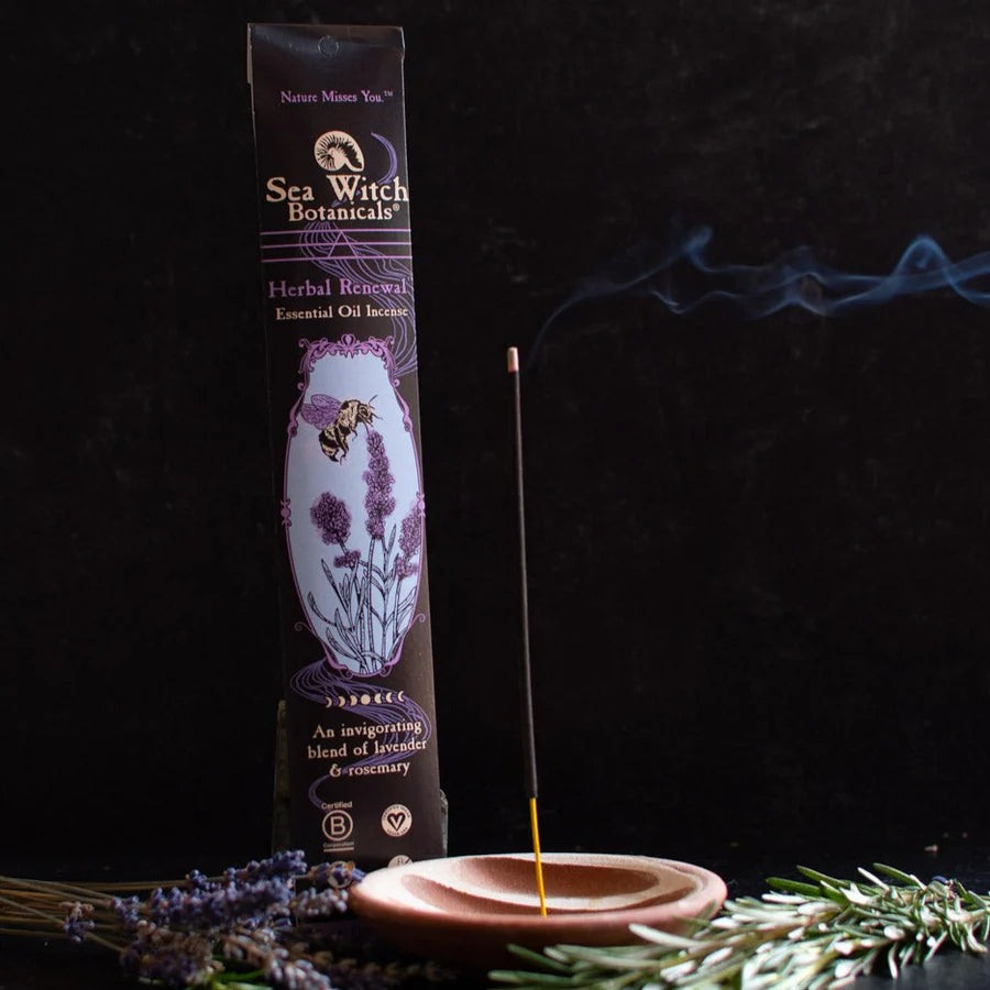 Encens aux huiles essentielles entièrement naturelles {parfums multiples}