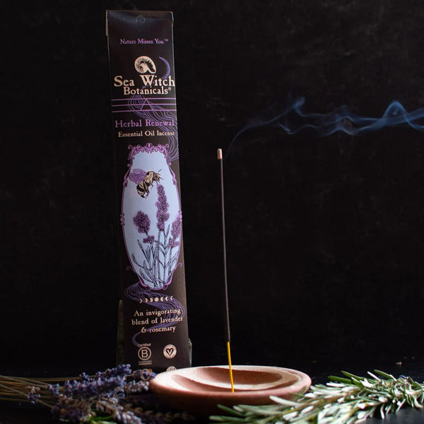 Encens aux huiles essentielles entièrement naturelles {parfums multiples}