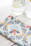 Serviettes en tissu | Abeille à miel {Ensemble de 4}