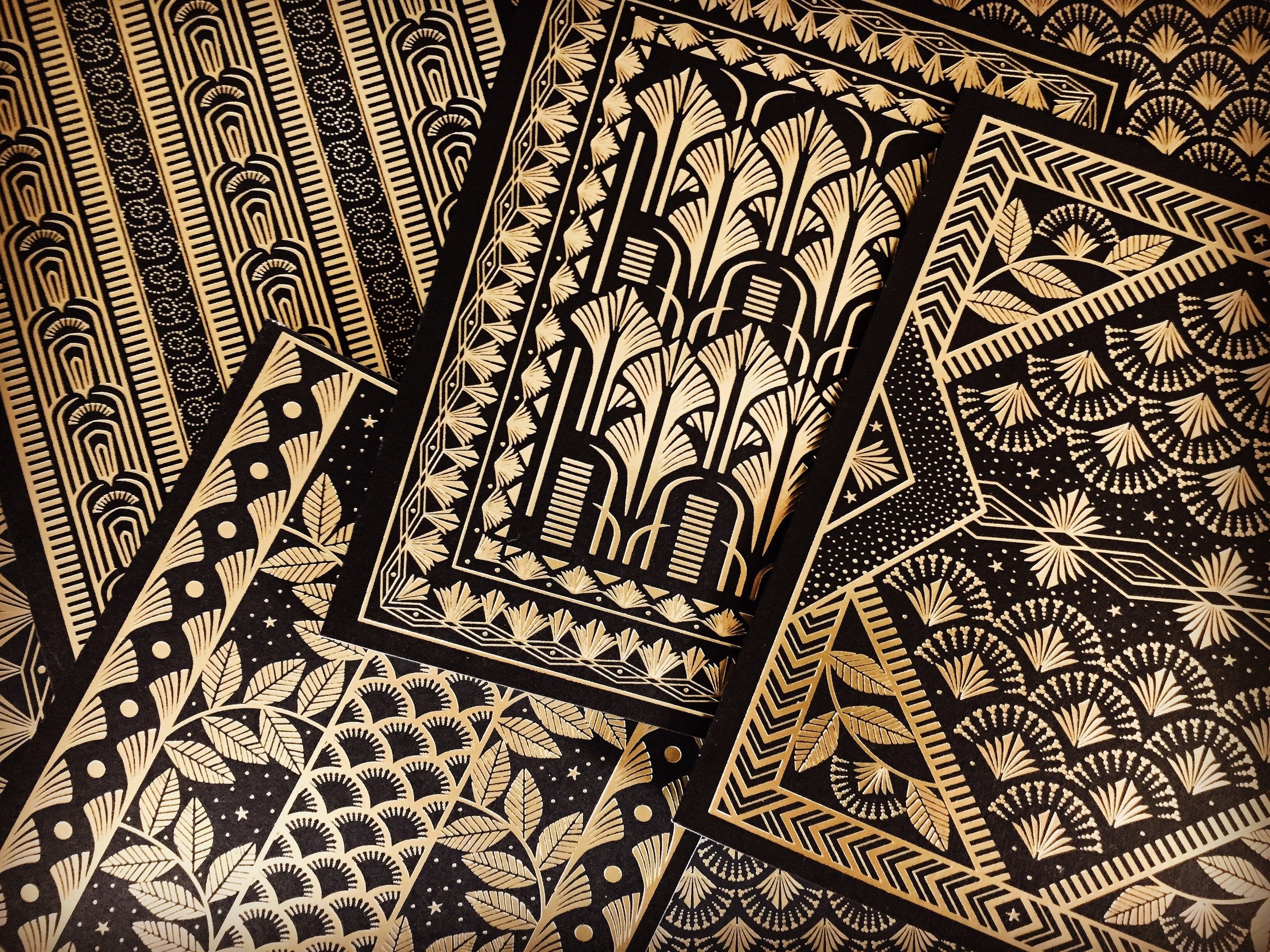 Art Deco Notecards & Envelopes