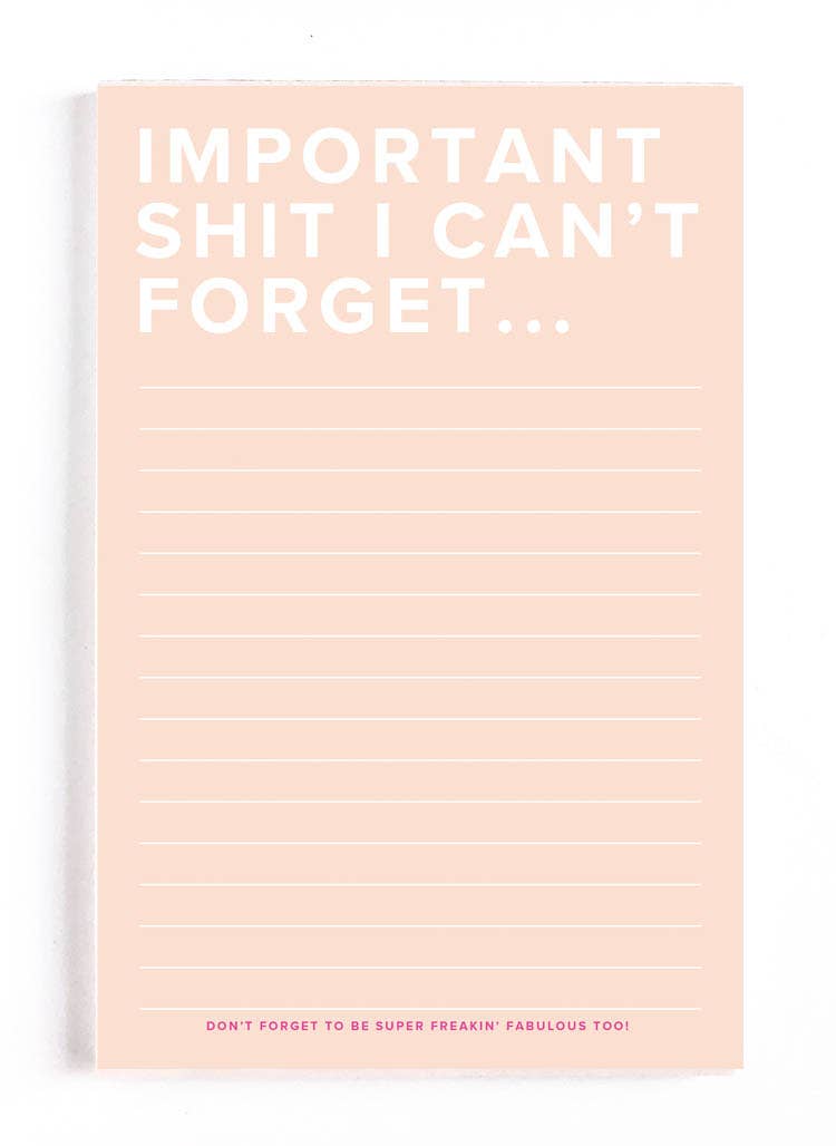 Notepads | Blush & Pink Productivity {clearance}