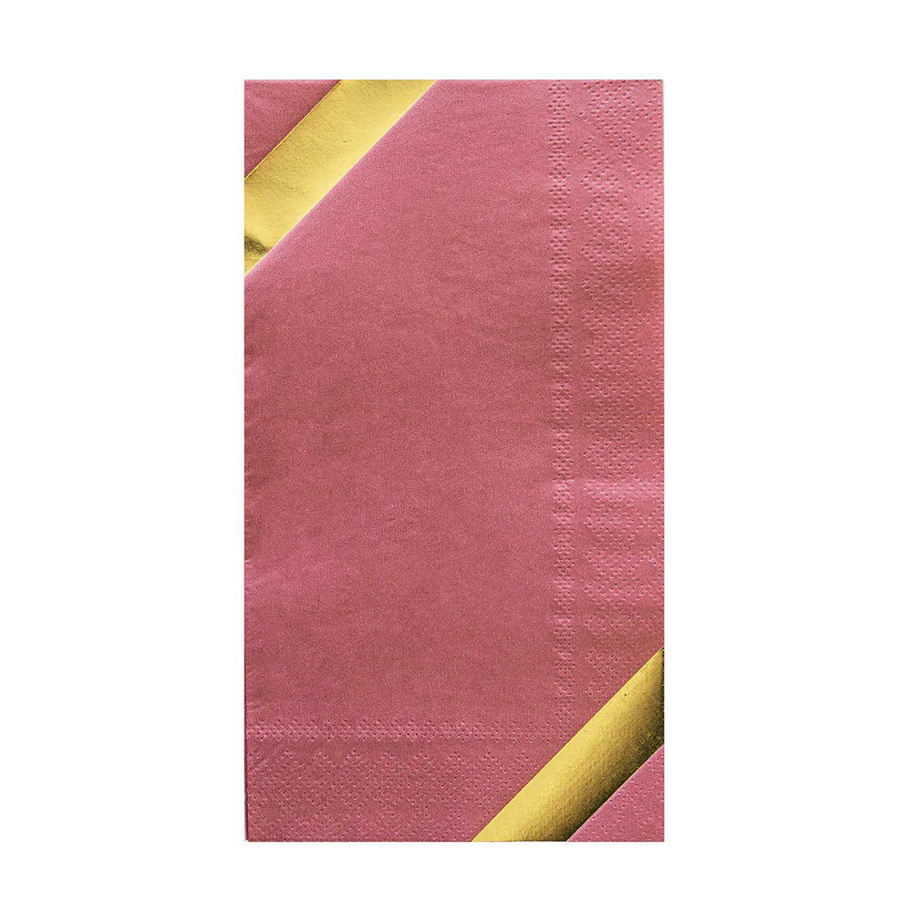 Serviettes d'invités mauves