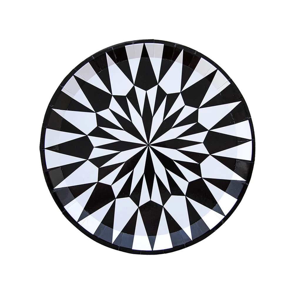 Assiettes de fête Kaléidoscope {plusieurs tailles}