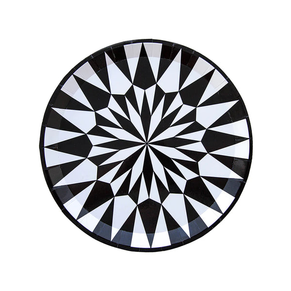 Assiettes de fête Kaléidoscope {plusieurs tailles}