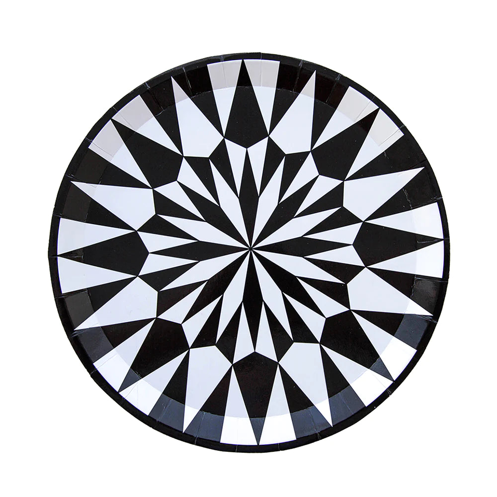 Assiettes de fête Kaléidoscope {plusieurs tailles}