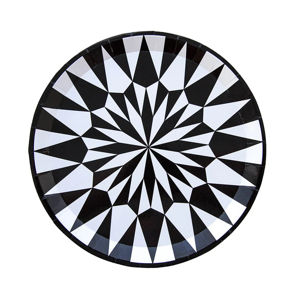 Assiettes de fête Kaléidoscope {plusieurs tailles}
