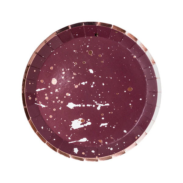 Mauve-elous Dessert Plates