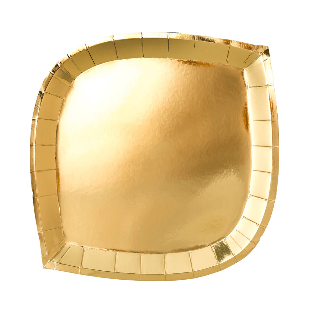 Assiettes chics « Gold-to-Go »