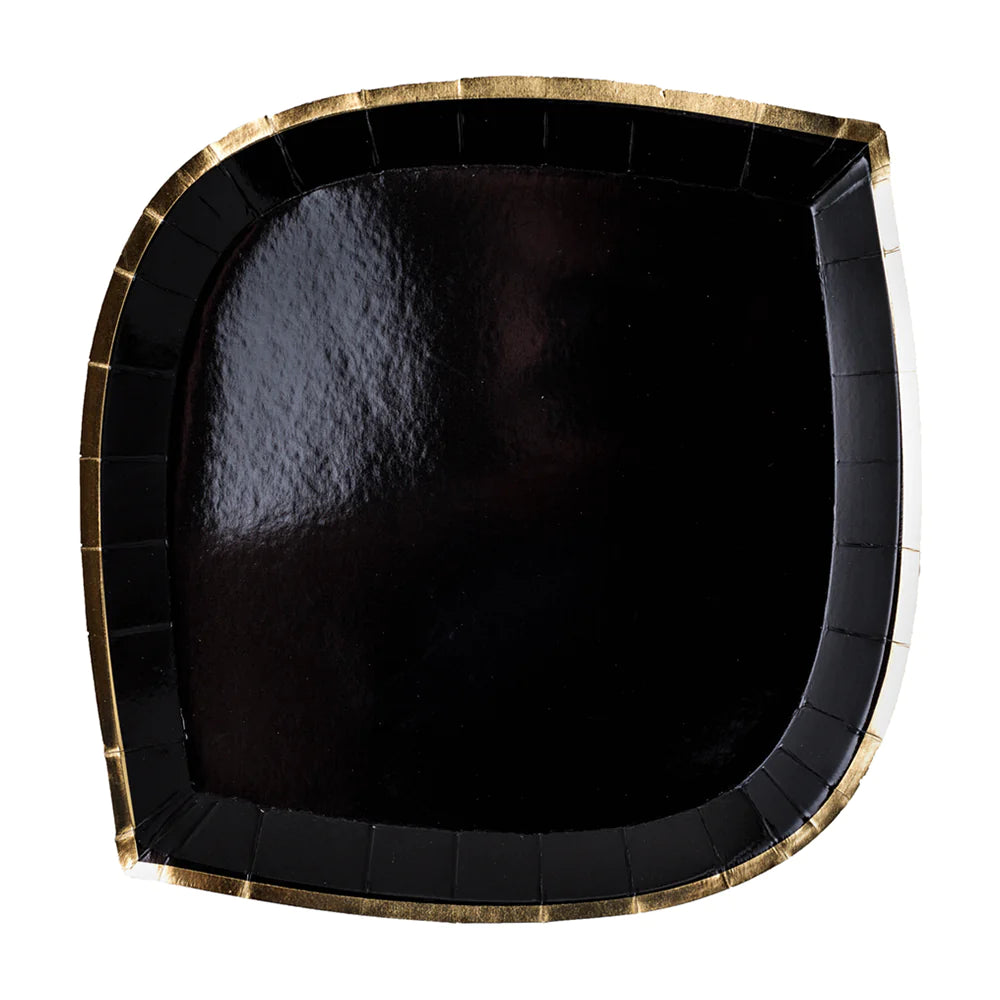 Assiettes de présentation Posh Noir
