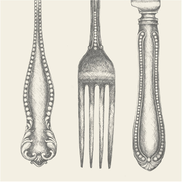 Serviettes de fête de couverts classiques {plusieurs tailles}