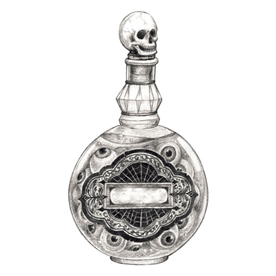 Accent de table de bouteille de poison {ensemble de 12}