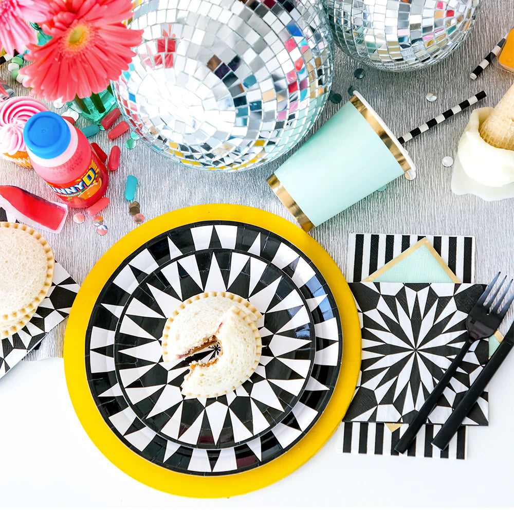 Assiettes de fête Kaléidoscope {plusieurs tailles}