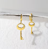Boucles d'oreilles asymétriques | Clé de Fa
