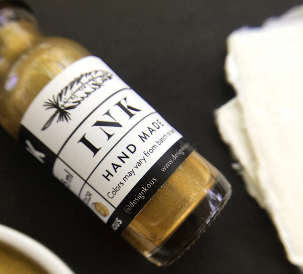 Kous Handmade Metallic Calligraphy Ink {multiple colors}