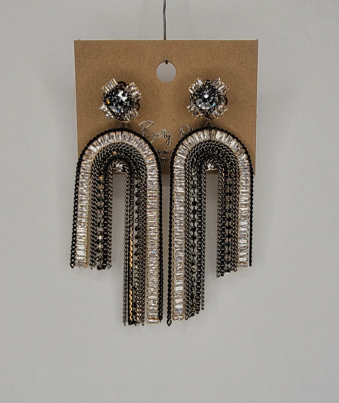Boucles d’oreilles Arch Déco {plusieurs options de couleurs}